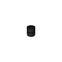 ceiling canopy for ELLO 4-fold, black