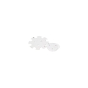 Accessory for SHIEK 4.0 / 5.0 - ceiling canopy round for 3 Pendant luminaires, white