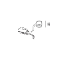 Wever & Ducr� GU10 Socket for PAR16 lamp, IP20, 220-240V AC