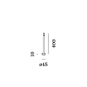 Wever & Ducr� luminaire base STIPO POLE 400, anthracite
