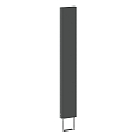 Accessory for FIFTY FIFTY / SMILE / SWAY / PALOS - socket with bracket for setting in concrete, 100cm, anthracite