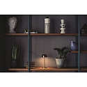Zafferano battery table lamp CIRCE IP65, copper dimmable