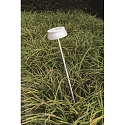 Zafferano battery spike luminaire SISTER LIGHT IP65, glossy, pearl white dimmable