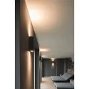 SLV THEO UP/DOWN, QPAR51, Wall luminaire, max. 2x50W, anthracite