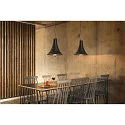 Pendant luminaire BATO 35 PD, Ø 35cm, E27, black