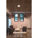 Premium LED Pendant luminaire BATO 35 PD, Ø 35cm, 21W 2500K 1300lm 100°, TRIAC dimmable, brushed brass
