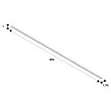 SLV GRAZIA 10 Plastic cover high design, 200cm, frosted