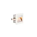 Premium LED Recessed luminaire FRAME CURVE HV, 3.1W 2700K 100lm, white