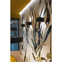SLV LOGS IN LED Wall luminaire, black/brass