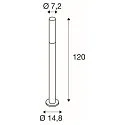 SLV APONI LED Outdoor Floor lamp, anthracite, height 120cm