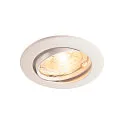PIKA QPAR51, Ceiling recessed luminaire, swiveling, white