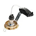SLV PIKA QPAR51, Ceiling recessed luminaire, swiveling, brass