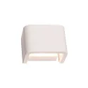 MANA Lamp shade, plaster, white, width 13,6cm