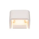 MANA Lamp shade, plaster, white, width 13,6cm