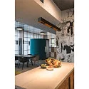 Premium LED Pendant luminaire Q-LINE PD, 100cm, for BAP, 45W, TRIAC dimmable, white, 3000K 2100lm