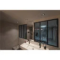 KAMUELA ECO LED Fire-rated Ceiling recessed luminaire, fire-resistant, 3000K, 38°, black