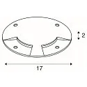 Cover for Floor lamp BIG PLOT, silver grey