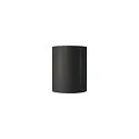 SLV FENDA Wall luminaire textile shade, half, Ø 23cm, black / copper