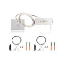 Suspension set for TEC KALU Ceiling luminaires, 150cm, white