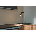 SLV Premium LED Table lamp KARPO TL, 6.5W 3000K 400lm, 3-step touch dimmer, black