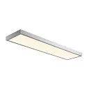 SLV LED Ceiling luminaire PANEL für BAP, 120 x 30cm, 45W, TRIAC dimmable, silver grey, 4000K 3400lm 90°