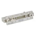 Eutrac Middle feed-in for 3-Phase high-voltage track, white