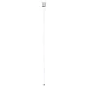 EUTRAC Pendant rod 1,2 m fixed for 3-Phase High voltage Track, white