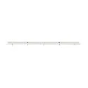 FITU Canopy for FITU PD Pendant luminaires, FÜNFFACH, LANG, max. 16A, black