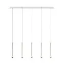 FITU Canopy for FITU PD Pendant luminaires, FÜNFFACH, LANG, max. 16A, black