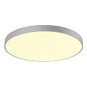 SLV LED Wall-/Ceiling luminaire MEDO 90 CL CORONA, 78W, 105°, 3000/4000K, 10100/125lm, TRIAC, gray