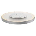 LED Wall and Ceiling luminaire MEDO 90 CW CORONA DALI, Ø 90cm, 78W 3000/4000K 105°, black