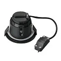 SLV Outdoor Ceiling recessed luminaire VARU QPAR51 DL, GU10, Mounting Ø 7.5cm, IP20/65, black
