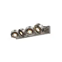 SLV Wall and Ceiling luminaire KALU CW, Quad, QPAR111, 4x max. 75W, brushed alu