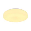 SLV LED Outdoor Wall and Ceiling luminaire LIPSY 50 Drum, IP44, 3000/4000K, Ø 40cm, 21W, white