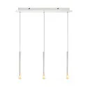 Pendant luminaire FITU PD, E27, length 40cm, pendulum 250cm, open cable end, black