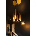SLV Ceiling canopy FITU 5, round, incl. strain relief, soft gold