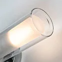 SLV Wall luminaire WL 106 Bathroom-/Mirror luminaire, double glass, 2x E14, IP44, chrome