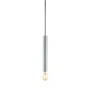 SLV Pendant luminaire FITU PD, 500cm pendulum, E27 max. 60W, brushed aluminum