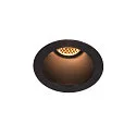 SLV LED Ceiling recessed luminaire HORN MAGNA, 7.7W 3000K,, 415lm 25°, black
