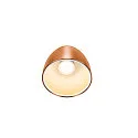 3-Phase Pendant luminaire PARA CONE 14, GU10, incl. 3-Phase-adaptor, black/gold