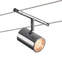 LED Wire luminaire for 12 Volt voltage wire system TENSEO NOBLO Spot, 36°, 2700K, chrome
