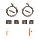 Wire suspension for EUTRAC®, S-TRACK and 1-Phase tracks, 5m, set of 2