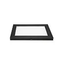LED Wire luminaire PLYTTA rectangular for TENSEO low-voltage wire system, 9W, 2700K, 580lm, black