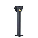 SLV Outdoor luminaire THEO PATHLIGHT DOUBLE QPAR51 Floor lamp, GU10, IP44, anthracite
