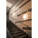 SLV LED Wall-/Ceiling luminaire LIPSY 40 DRUM DALI CW LED, 18W, 120°, 3000/4000K, 2000lm, IP44, white