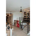 Pendant luminaire PHELIA M, black, E27, max. 23W