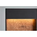 SLV LED Outdoor luminaire FLATT POLE LED Floor lamp, 9,7W, 3000/4000K, 400lm, IP65, 65cm, anthracite/brown