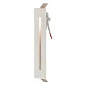 SLV LED Wall recessed luminaire NOTAPO, 3000K, 6lm, white, 18cm