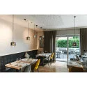 Pendant luminaire PANTILO 20, E27, open cable end, chrome