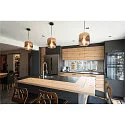 SLV Pendant luminaire PANTILO 20, E27, open cable end, copper